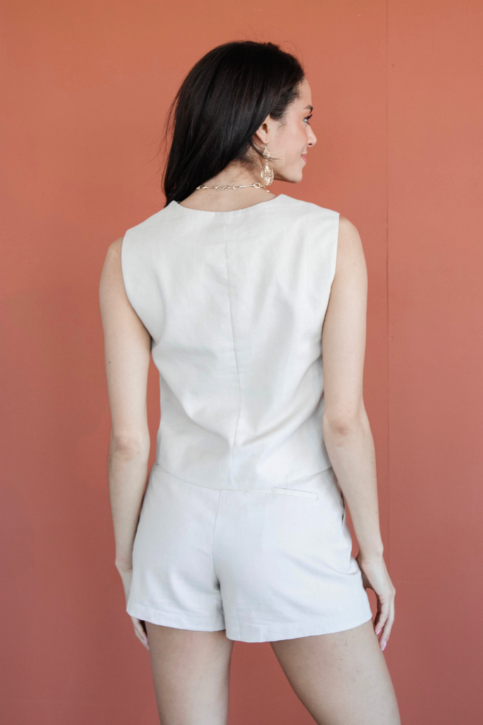 Montauk Bound Linen Vest