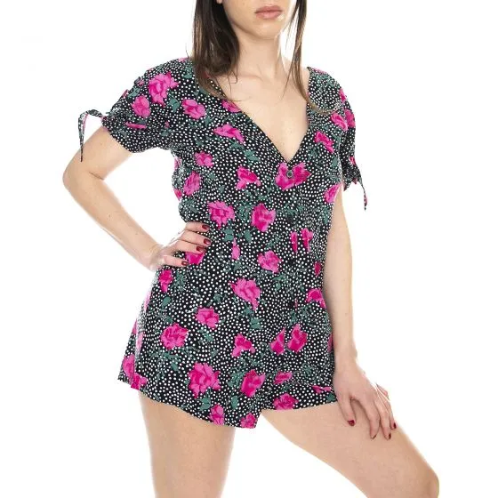 MOTEL ROCK Womens Dehay Paradise Polka Playsuit 