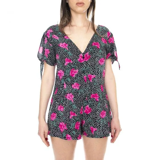 MOTEL ROCK Womens Dehay Paradise Polka Playsuit 