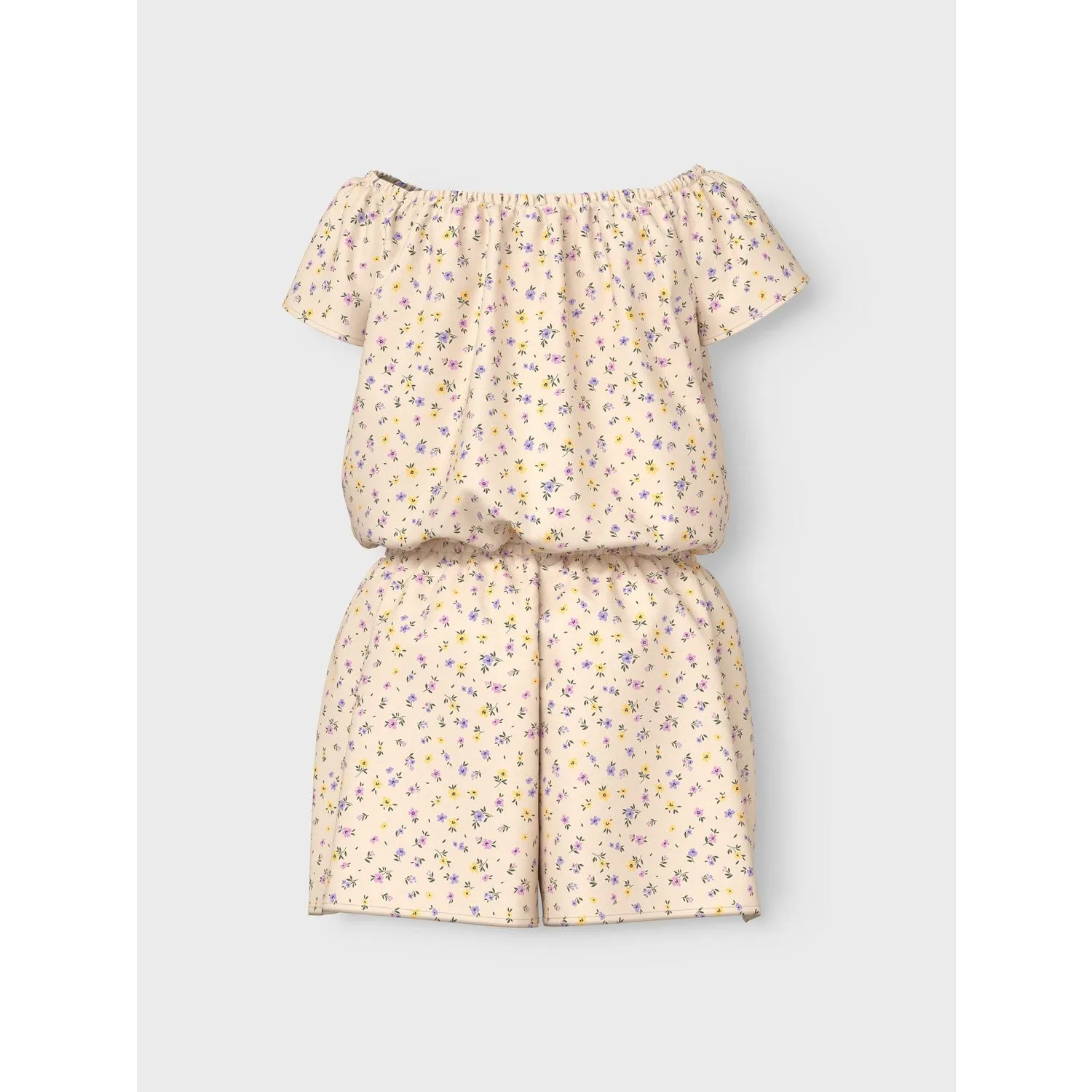 Name It Buttercream Small Flowers Vinaya Playsuit Noos