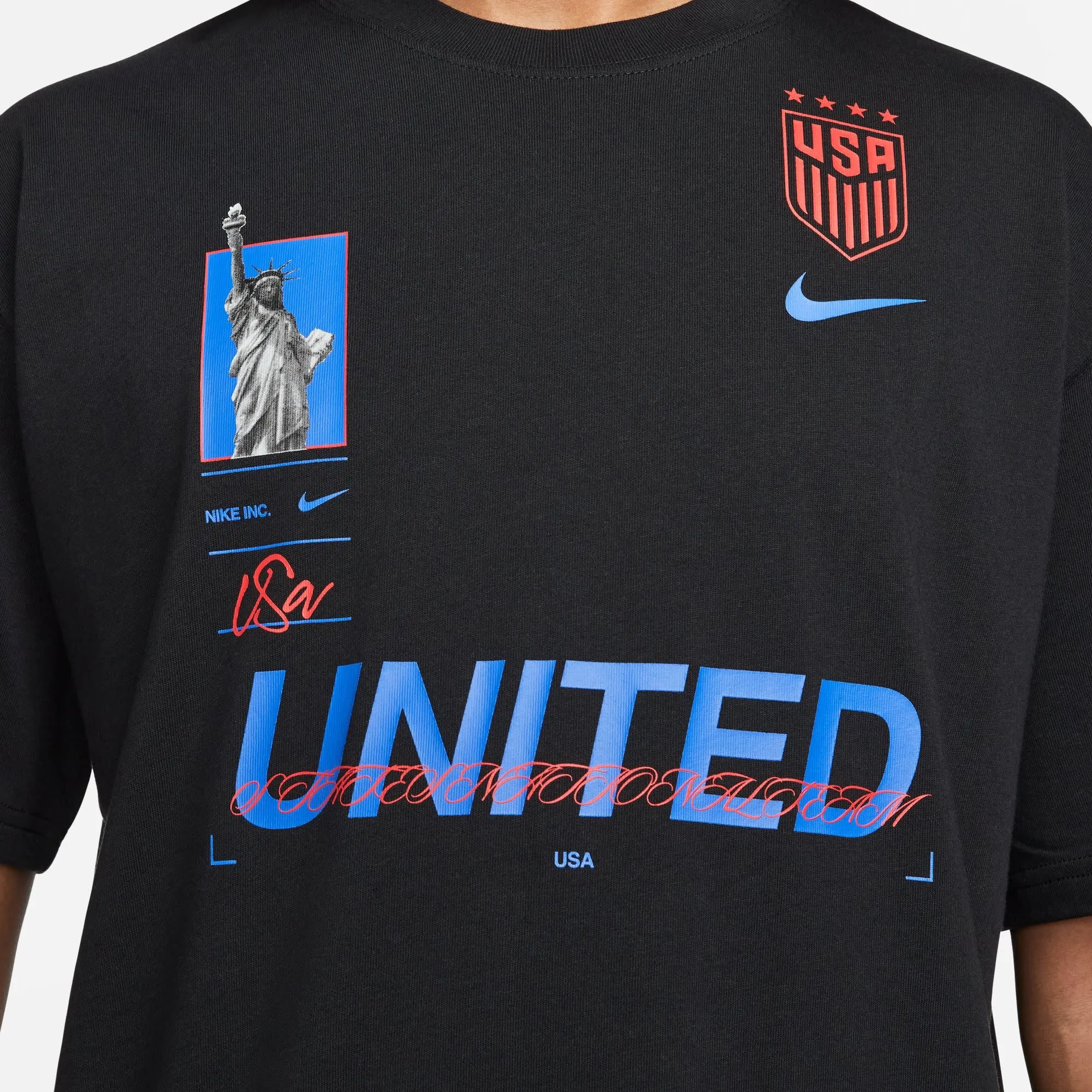 Nike USA 2023 USWNT Original Max90 Tee (Black)