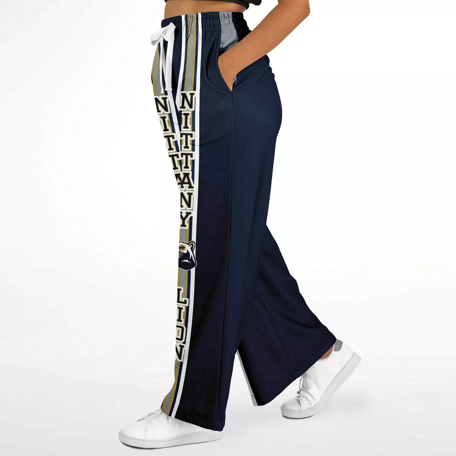 Nittany Lion Blue Eco-Poly Stretchy Phat Bellbottoms