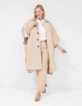 Oversized Trench Poncho