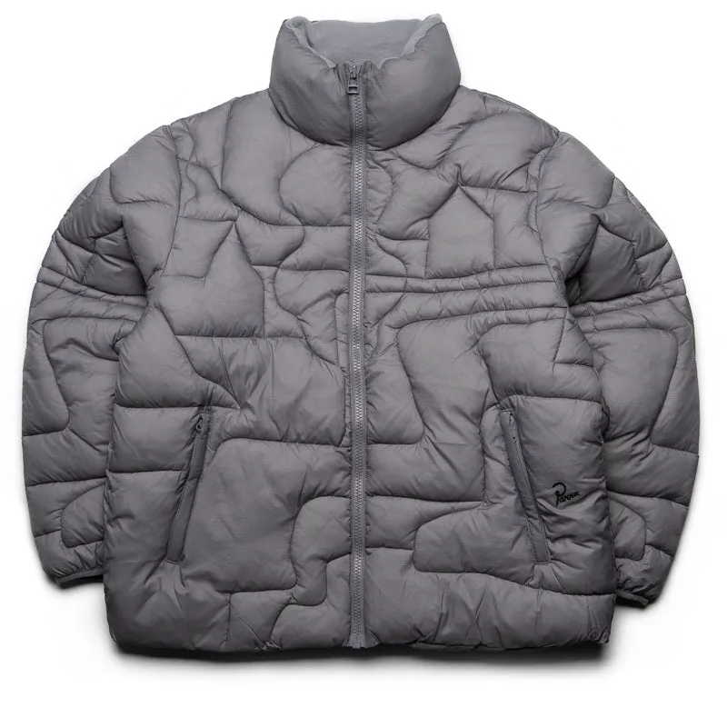 Parra Boring Village Puffer Jacket - Grey