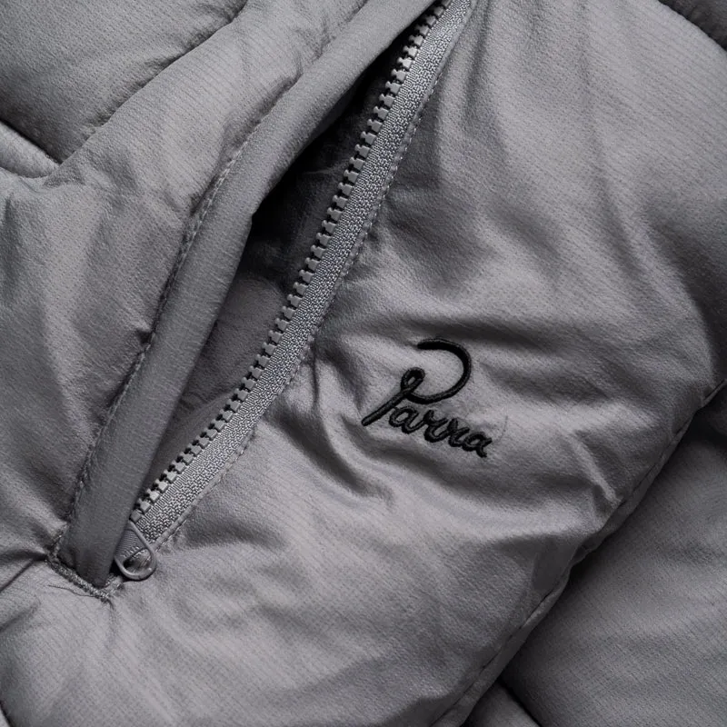 Parra Boring Village Puffer Jacket - Grey