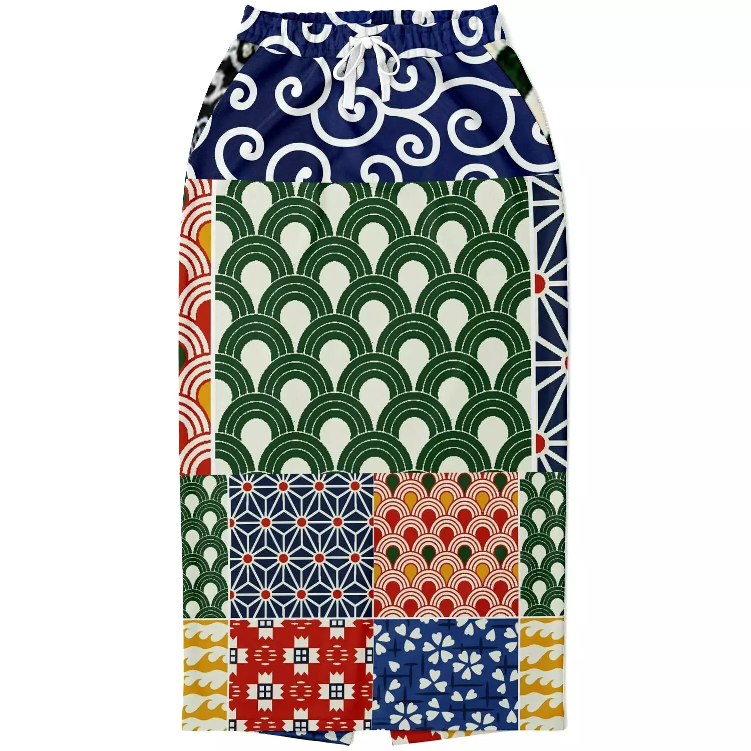 Picadilly Square Eco-Poly Long Pocket Skirt