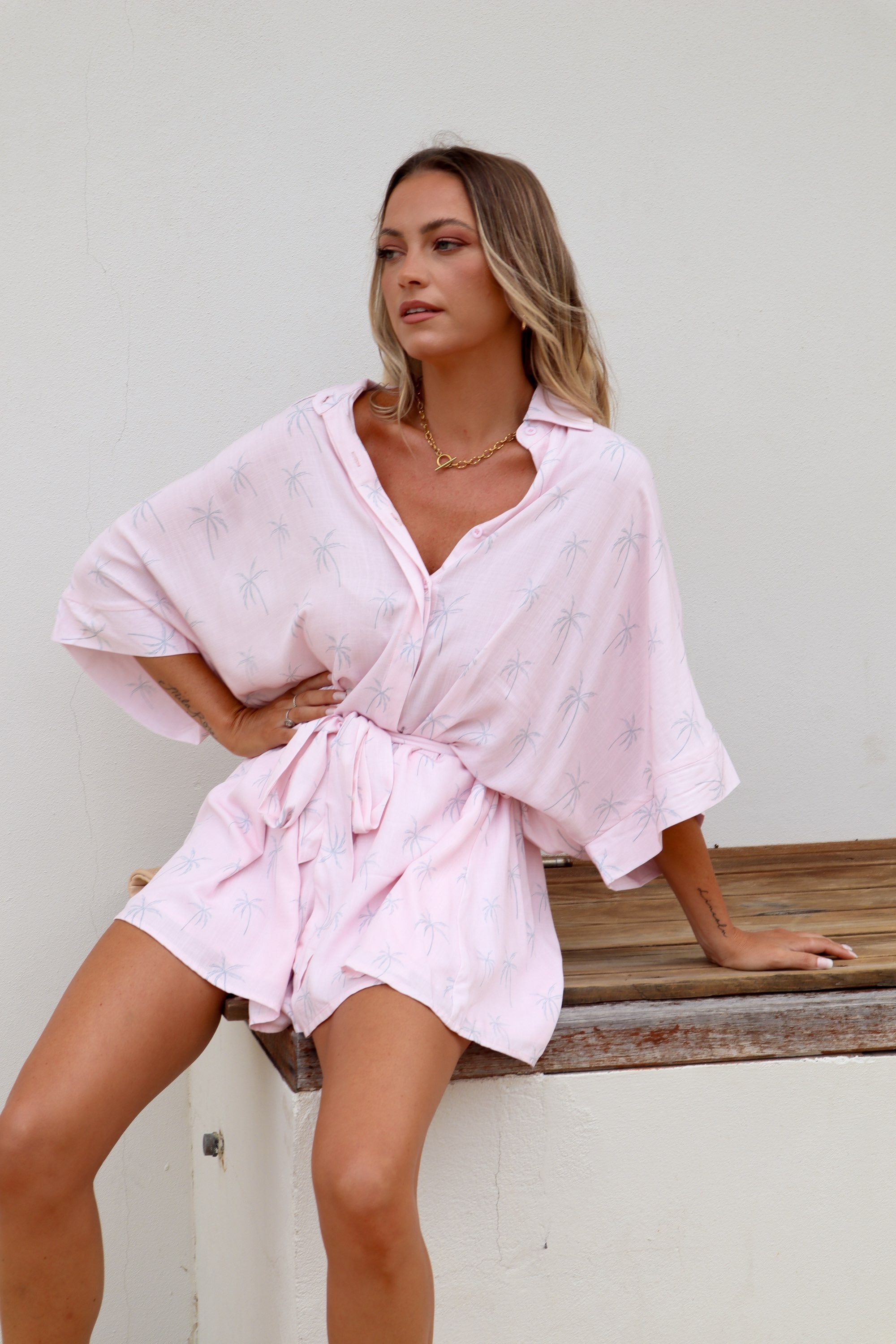 Pipi Playsuit - Pink