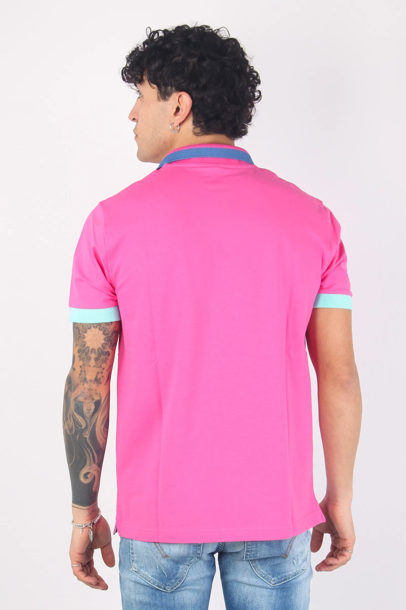 Polo Profilo Alto Fuxia