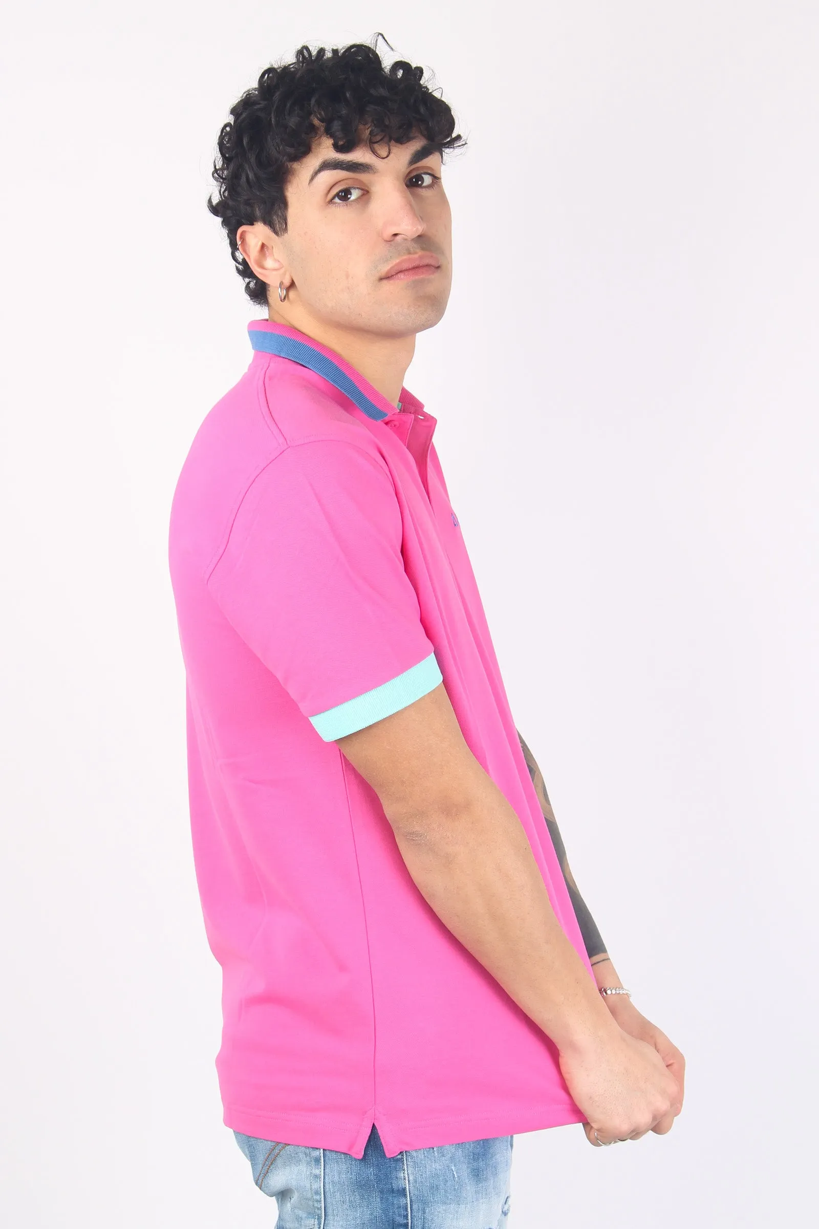 Polo Profilo Alto Fuxia