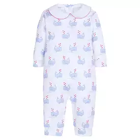 Printed Playsuit - Blue Whales