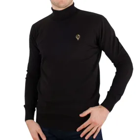 Quick / Q1905 - Canvey Turtleneck Sweater - Black/ Gold