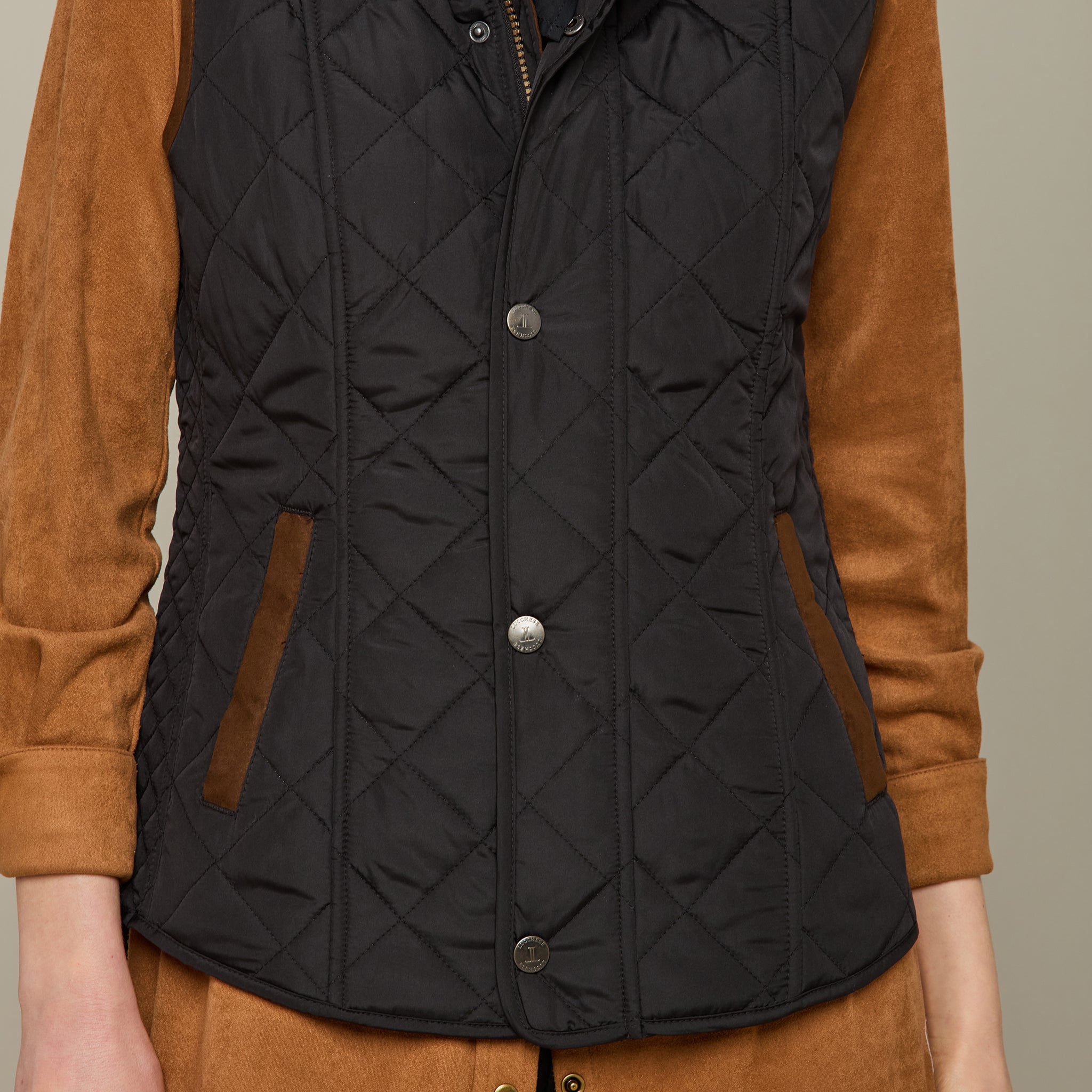 Quilted Vest :: Black