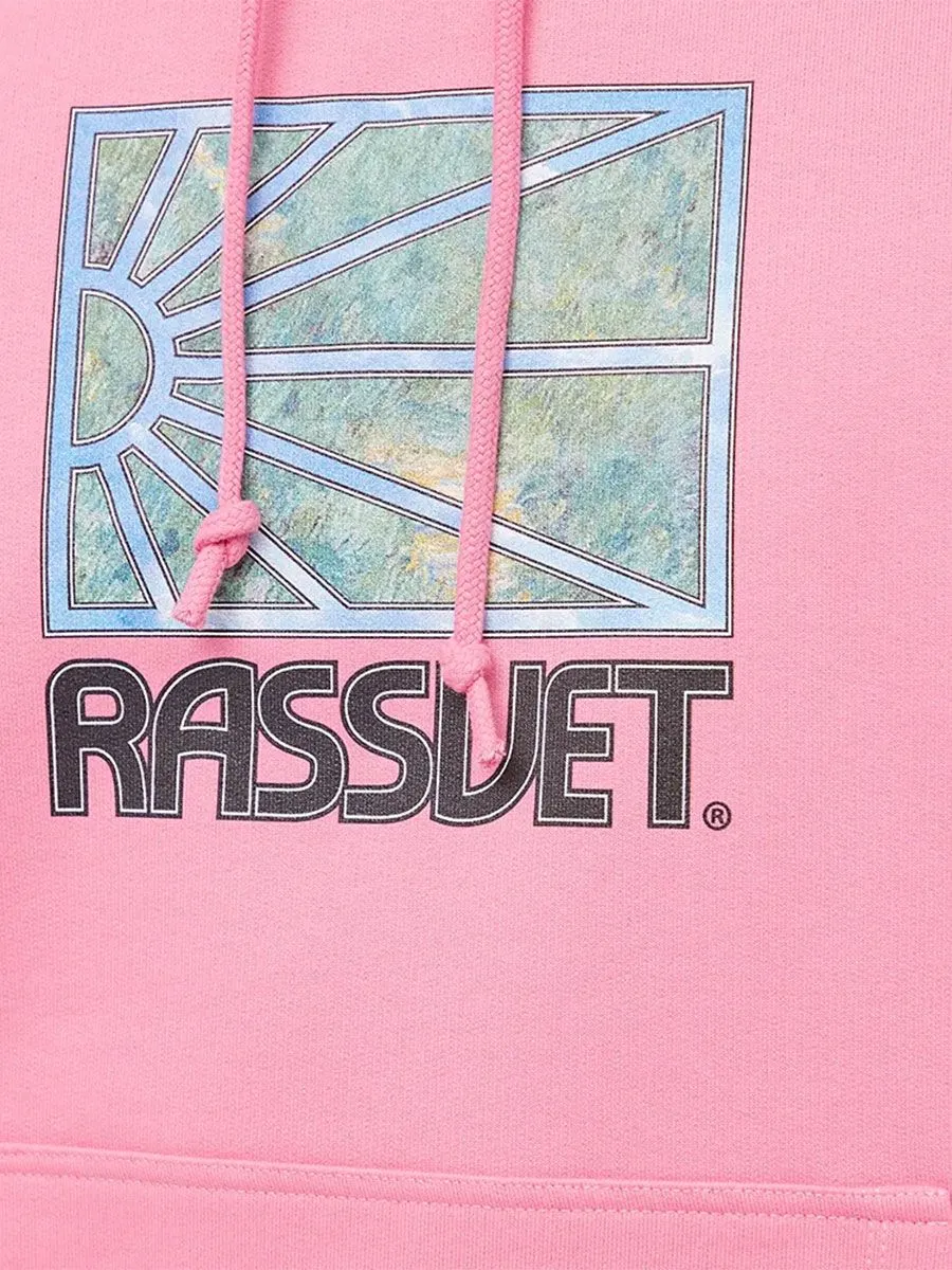 Rassvet Painting Hoody - Pink