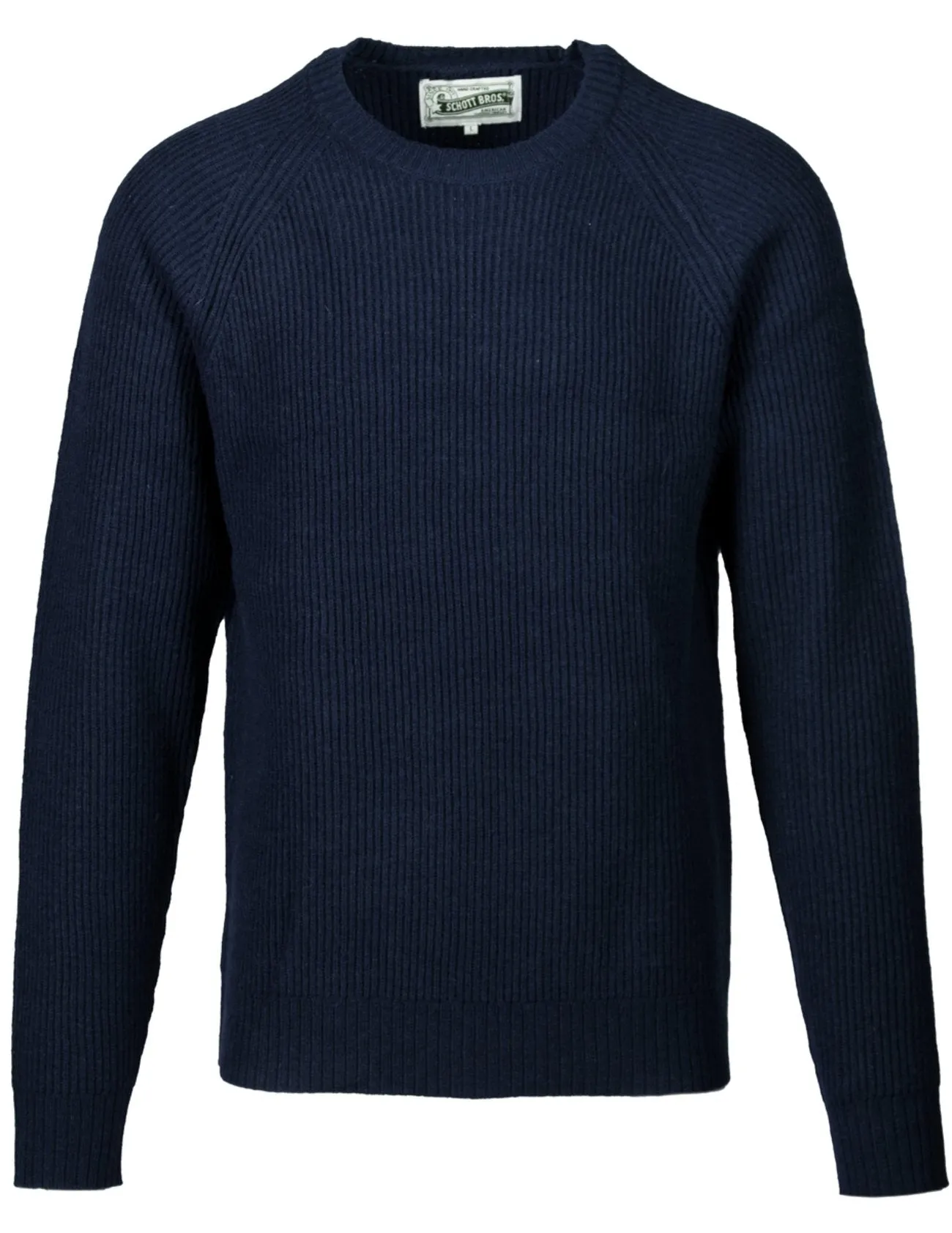 Ribbed Wool Crewneck Sweater