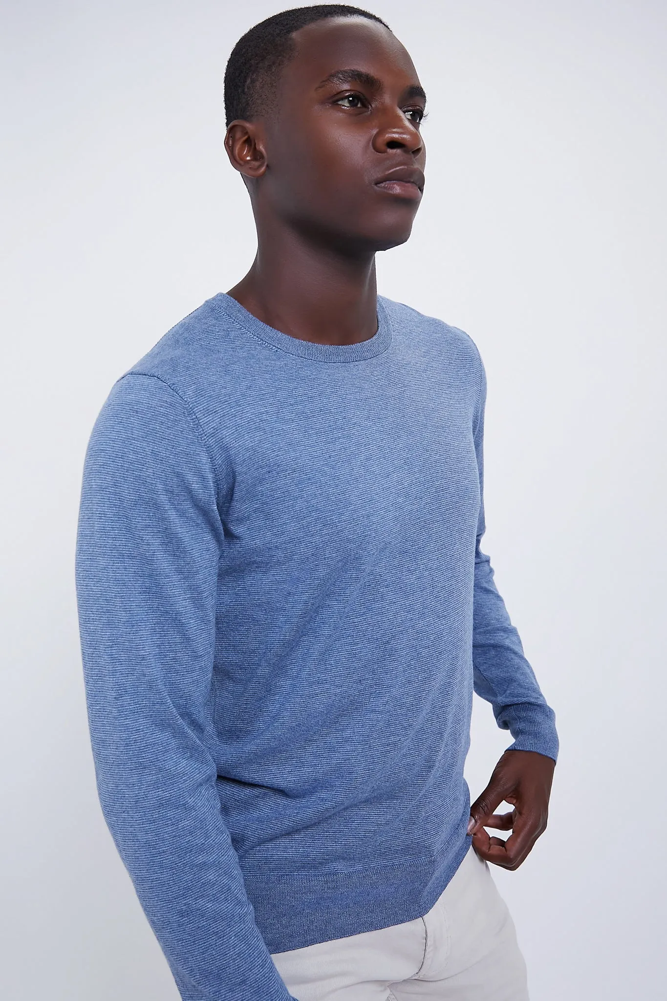 Sea Coast Heather Movement Crewneck Sweater