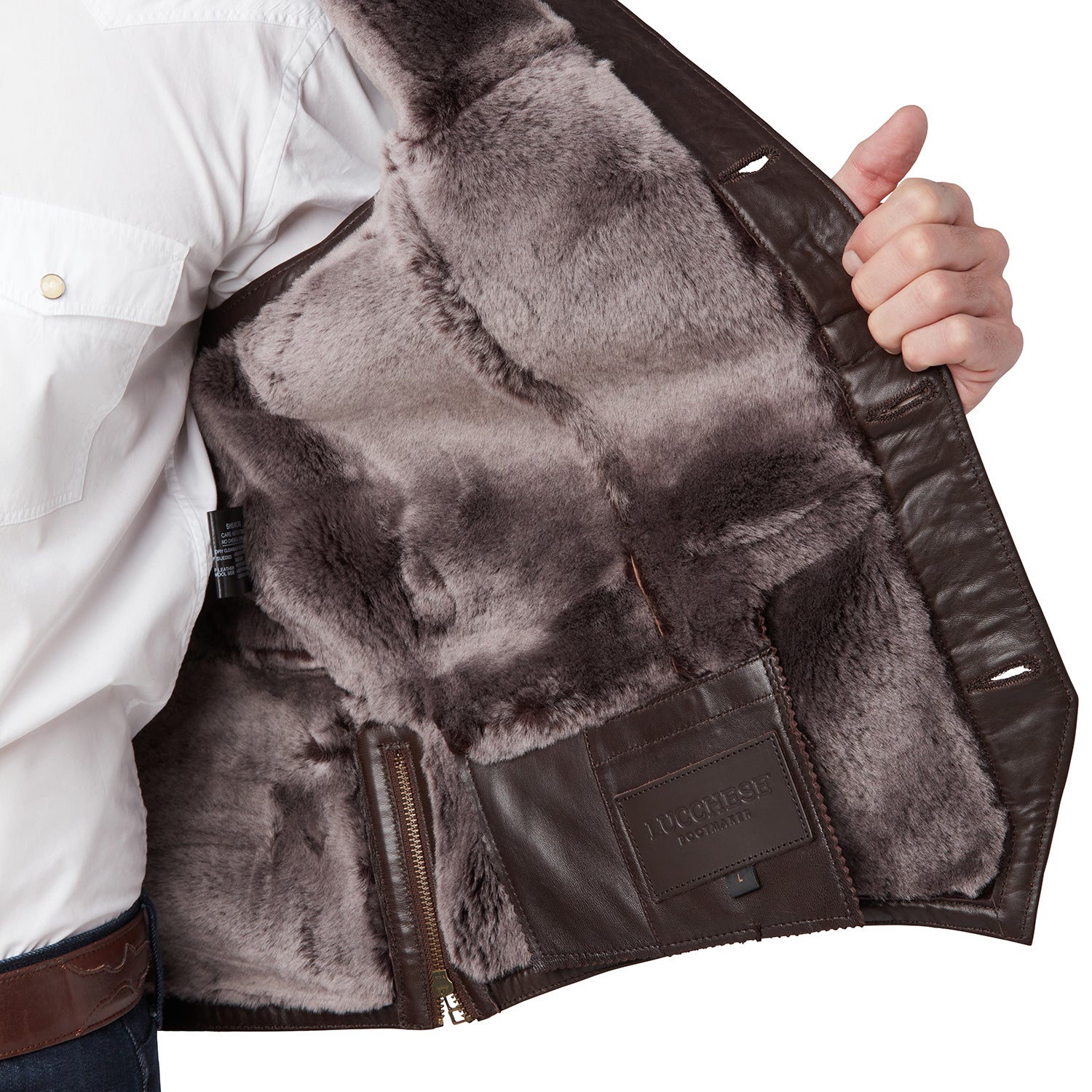 Shearling Vest :: Chocolate