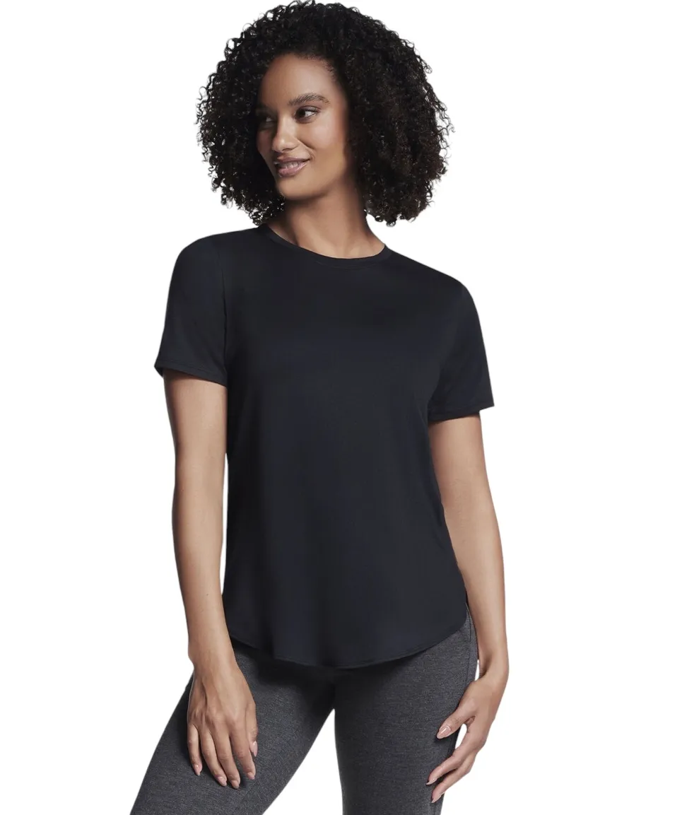 SKECHERS GO DRI SWIFT TUNIC TEE BLACK