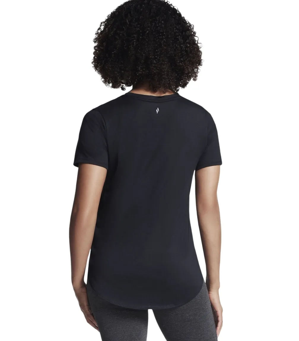 SKECHERS GO DRI SWIFT TUNIC TEE BLACK