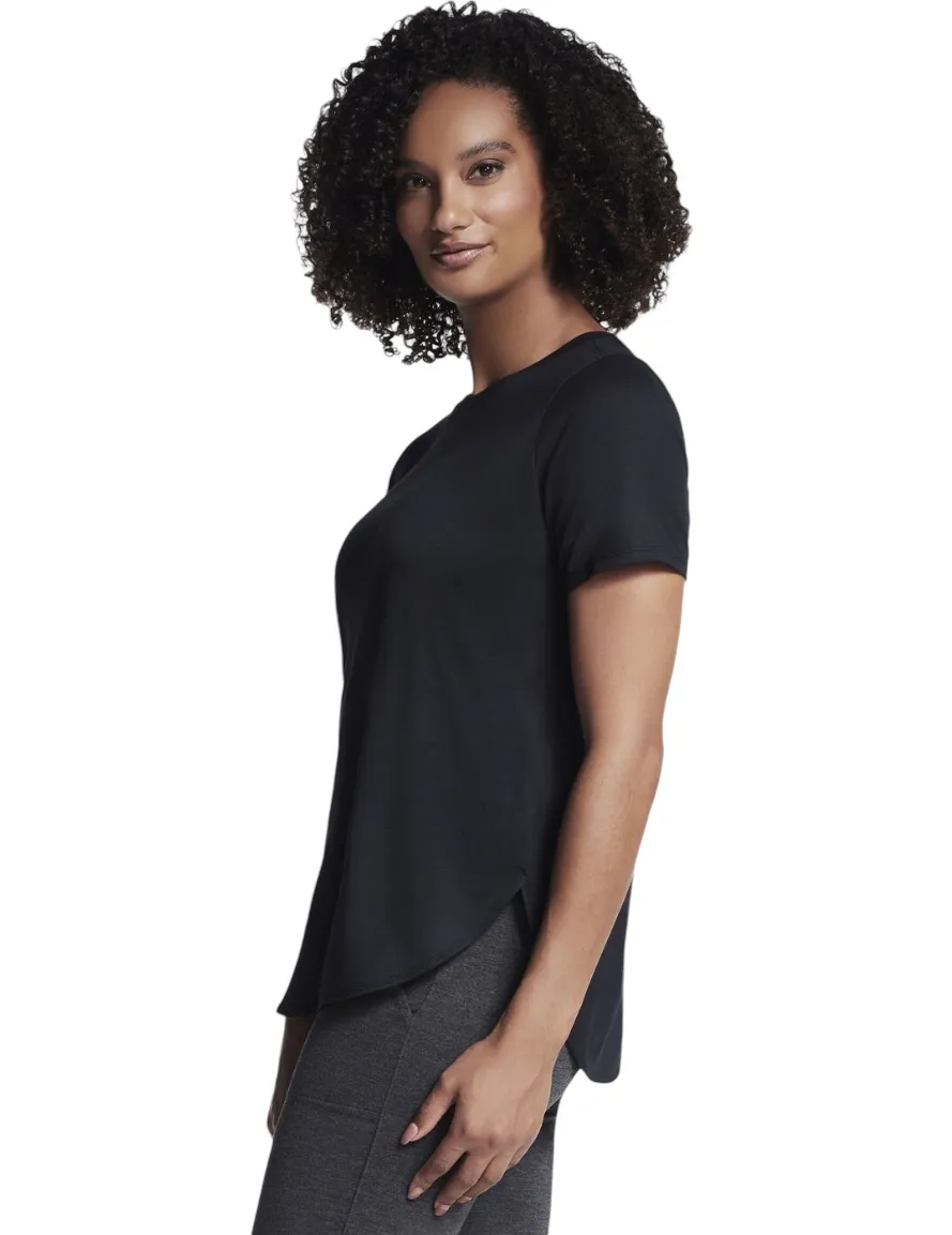 SKECHERS GO DRI SWIFT TUNIC TEE BLACK