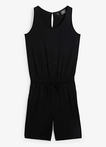 Sleeveless Smocked Playsuit by bonprix | Look Again