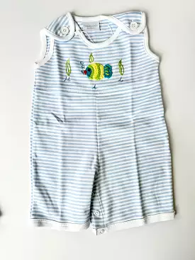 Squiggles - Sleeveless Romper - Fish Bubbles