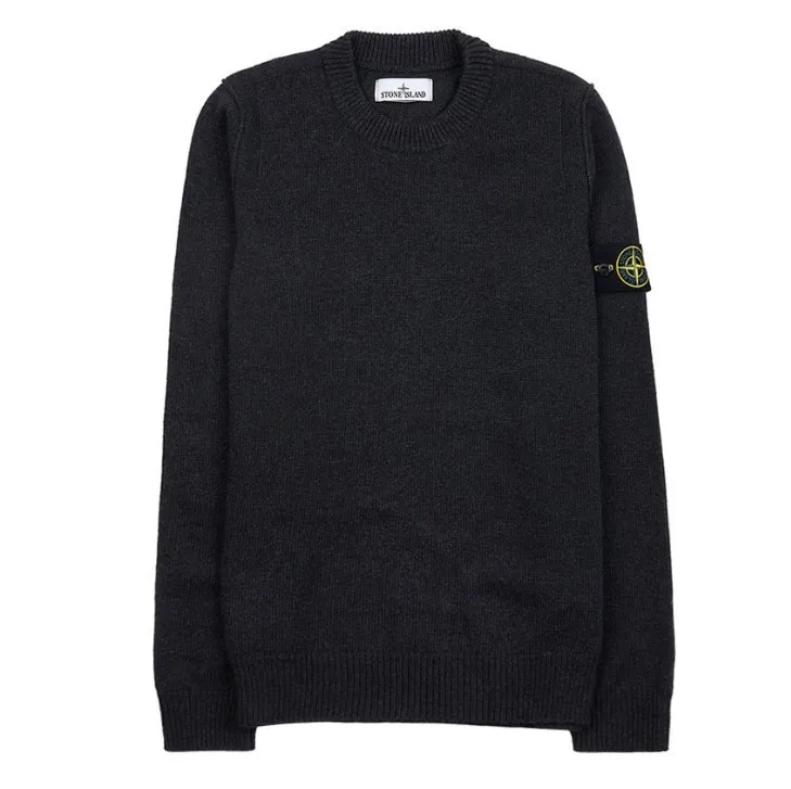 STONE ISLAND  |Crew Neck Unisex Wool Street Style U-Neck Long Sleeves