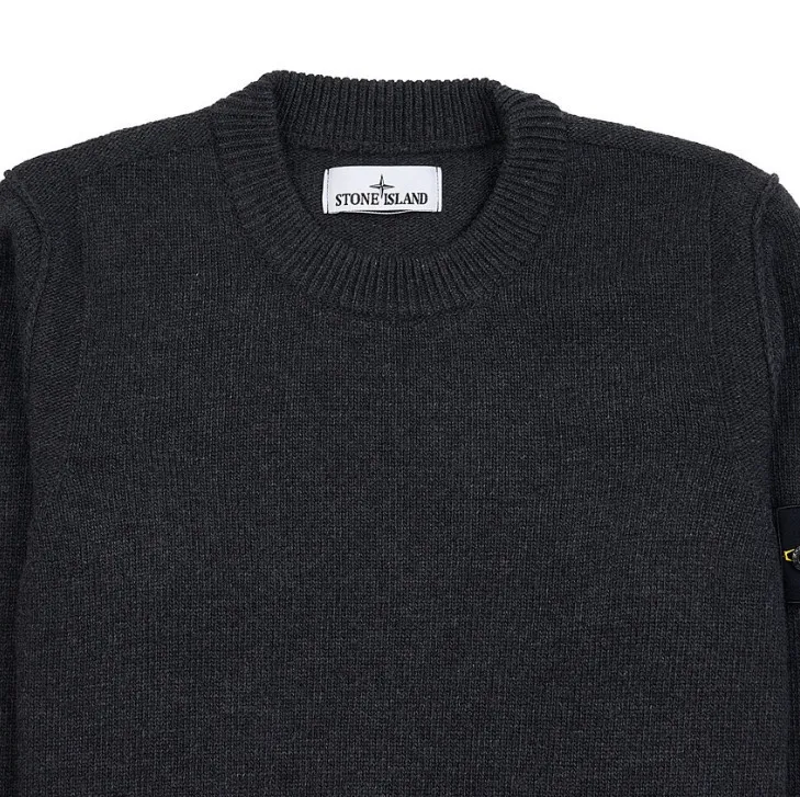 STONE ISLAND  |Crew Neck Unisex Wool Street Style U-Neck Long Sleeves