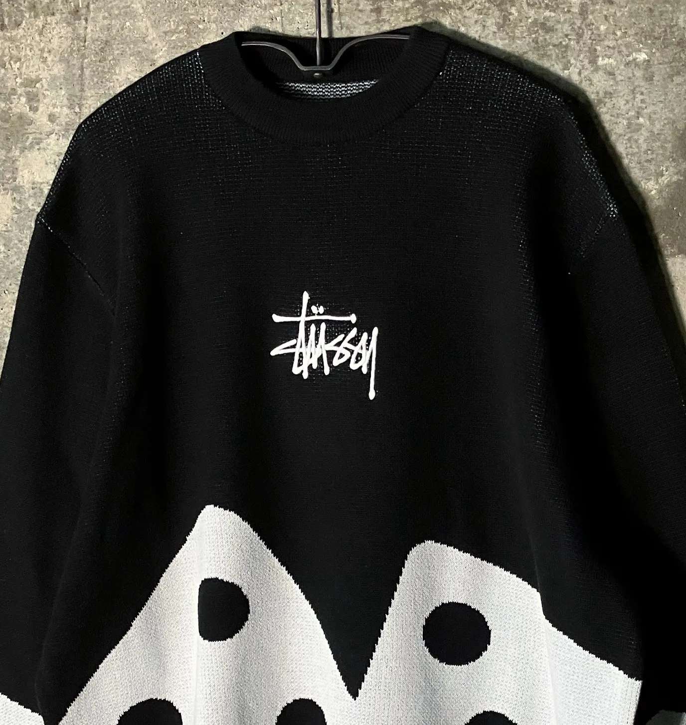 STUSSY  |Unisex Street Style Long Sleeves Logo Skater Style Sweaters