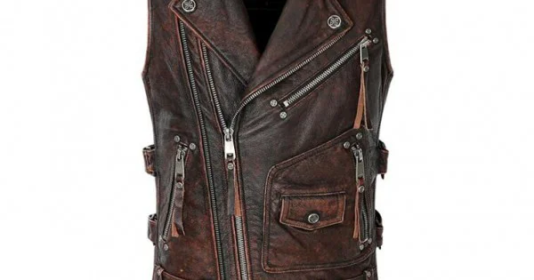 Stylish Leather Waistcoat