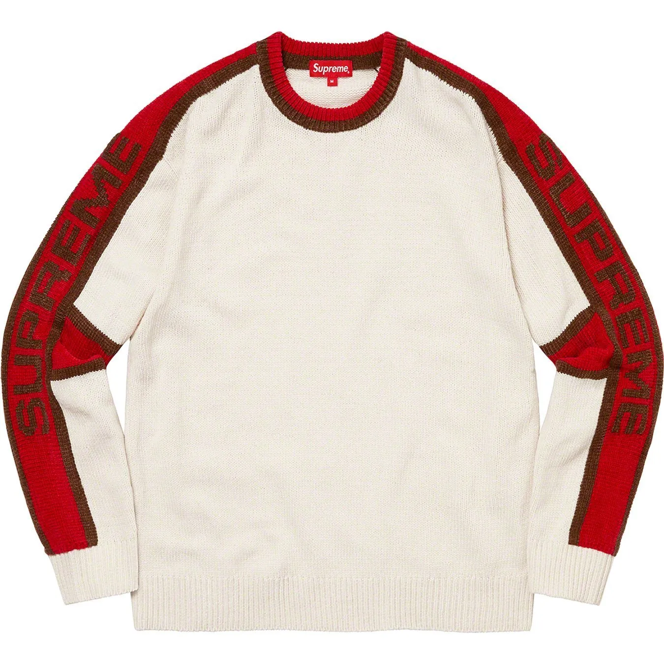 Supreme  |Unisex Street Style Plain Logo Skater Style Sweaters