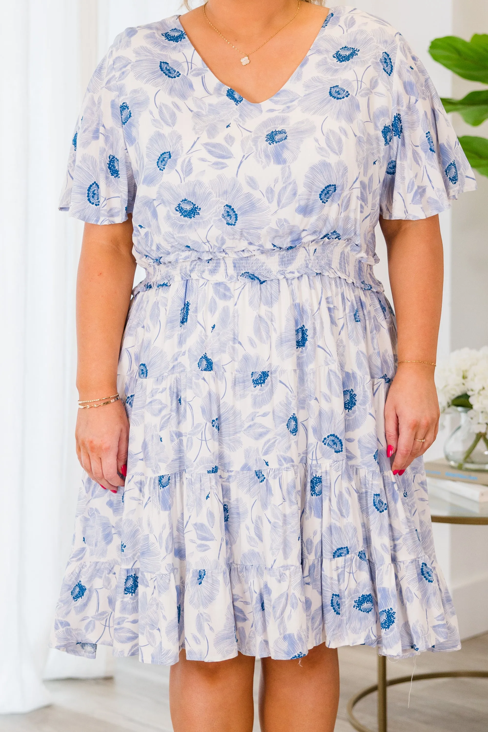 Sweet Symphony Dress, Blue