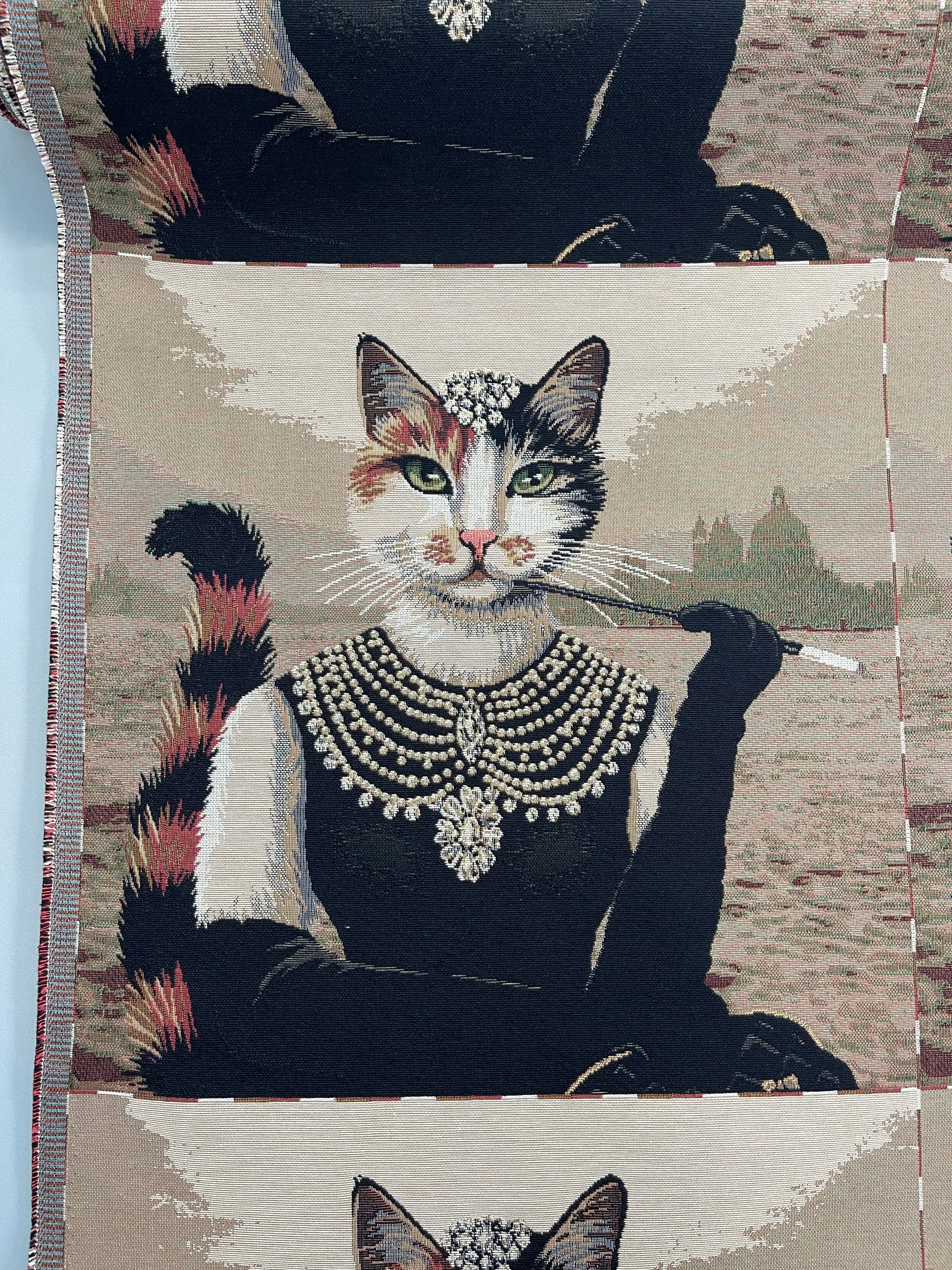 Tapestry “Holly Golightly” Cushion/Bag Panel