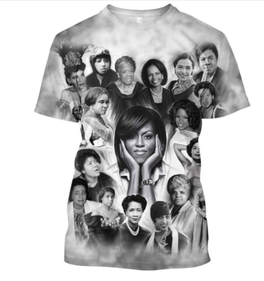 They Make Black History African American All Over Apparel Tee