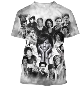 They Make Black History African American All Over Apparel Tee