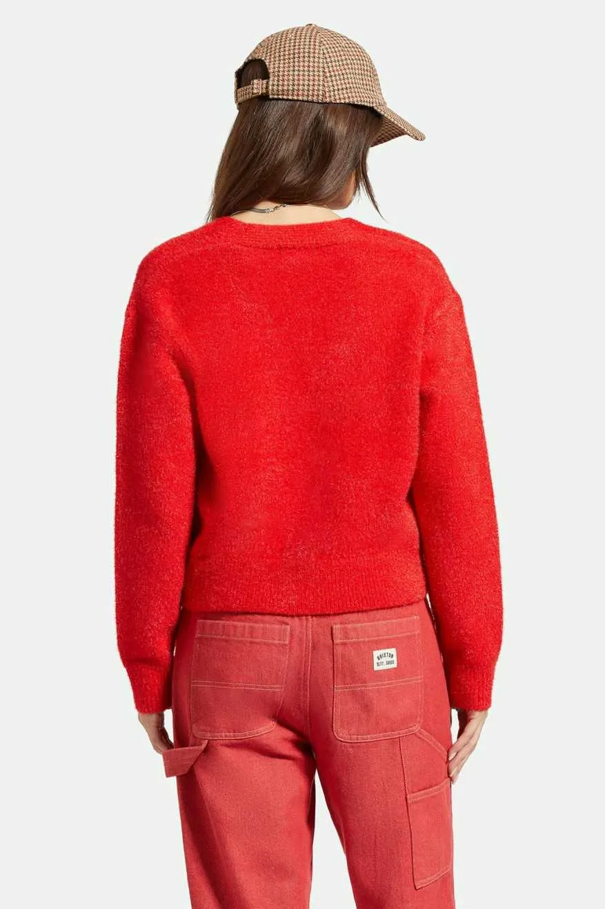 Town Cardigan - Mars Red