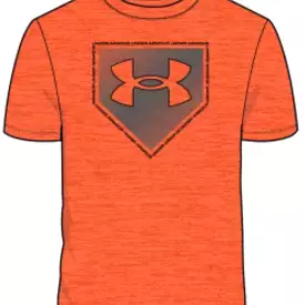 Under Armour Kids Orange Blast Elite Plate S/S Tee