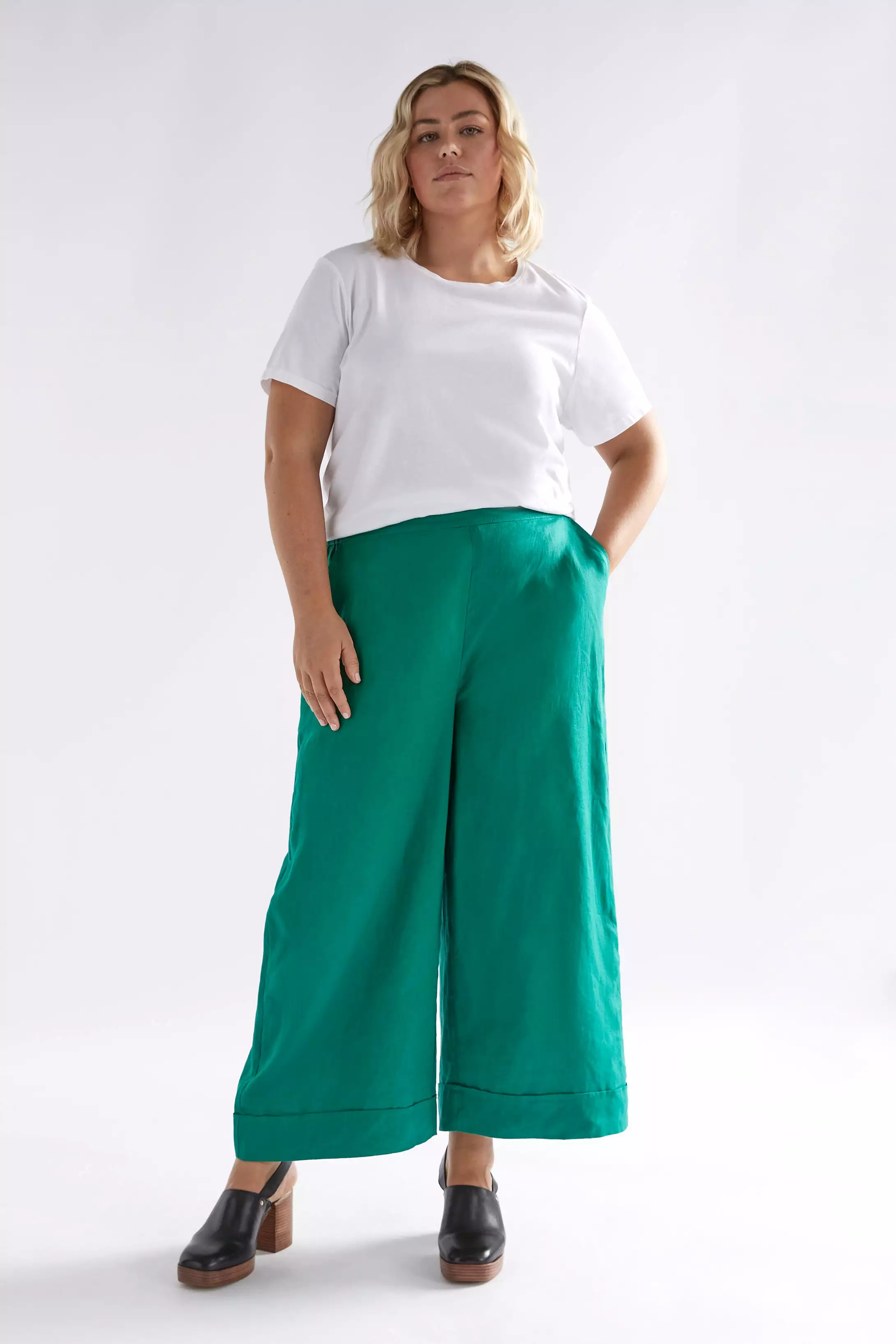 Vassa Linen Culotte