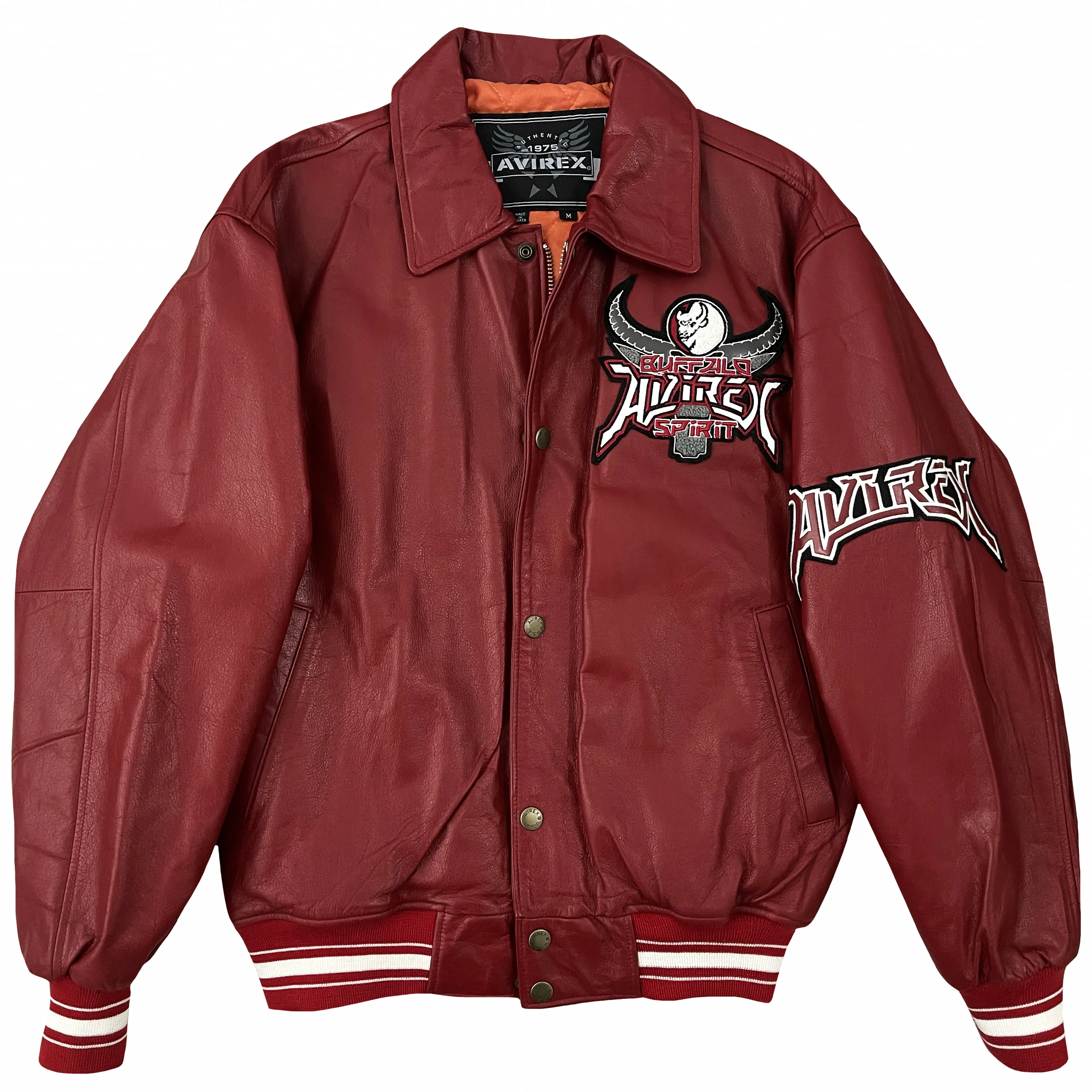 Vintage Avirex Leather Varsity Jacket