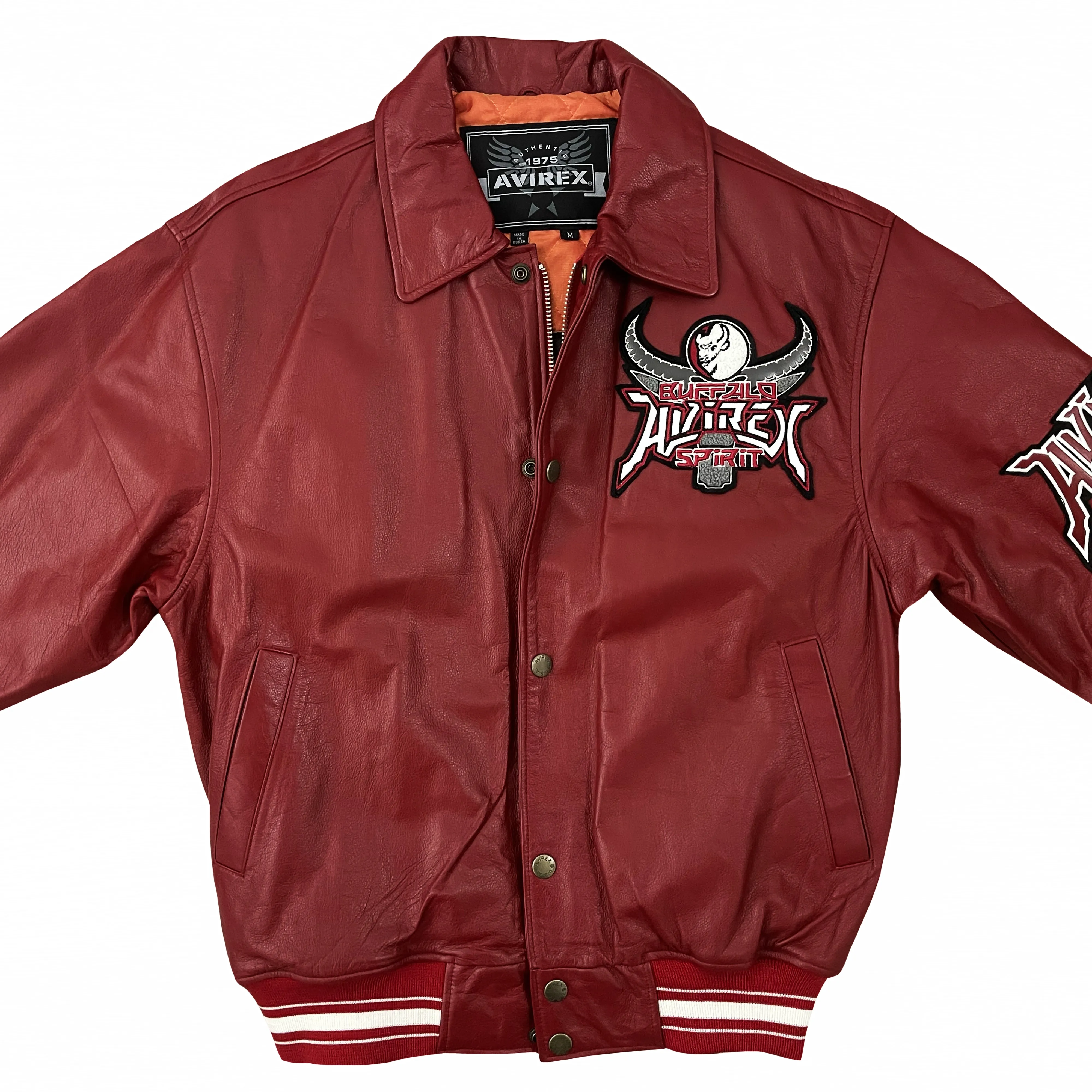 Vintage Avirex Leather Varsity Jacket