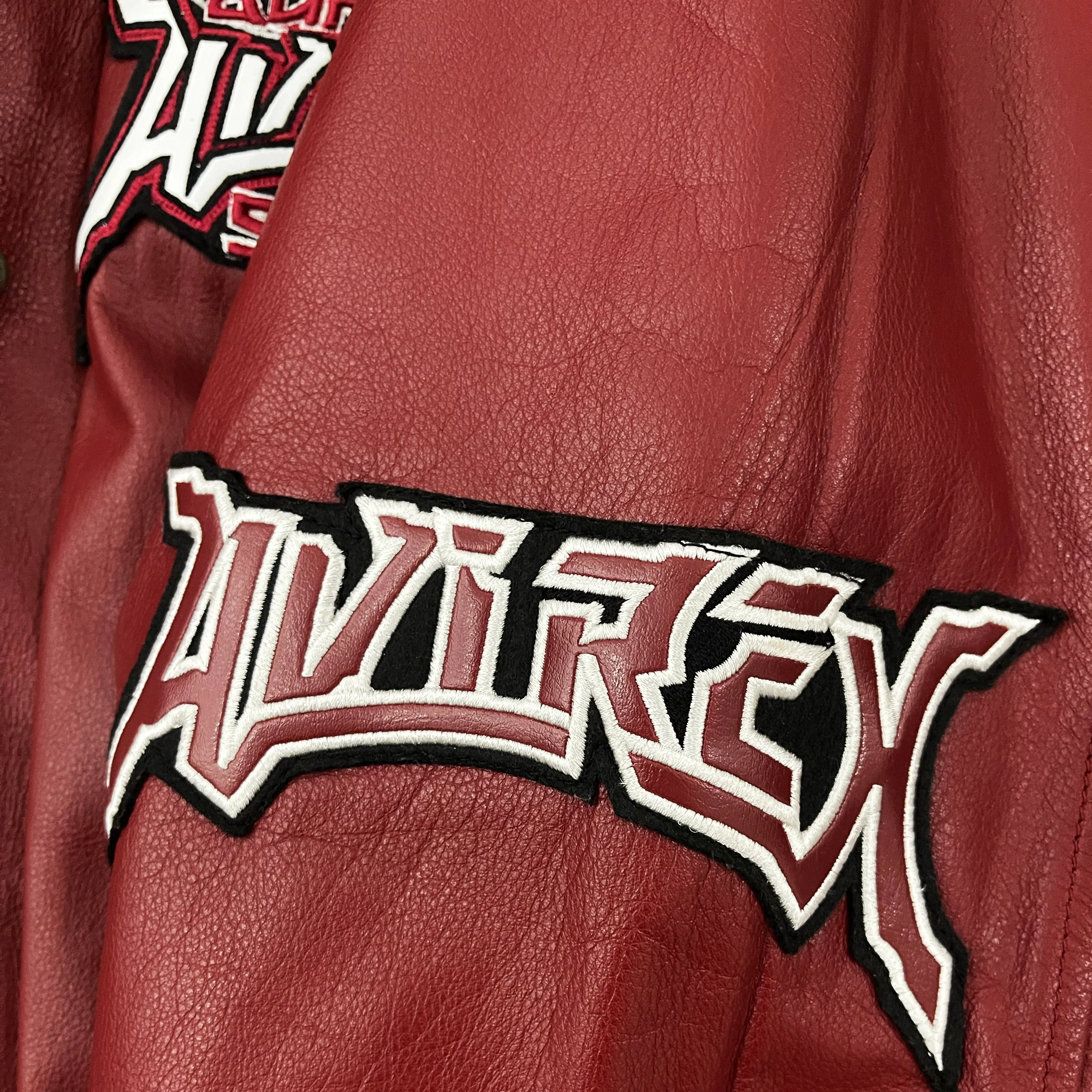 Vintage Avirex Leather Varsity Jacket