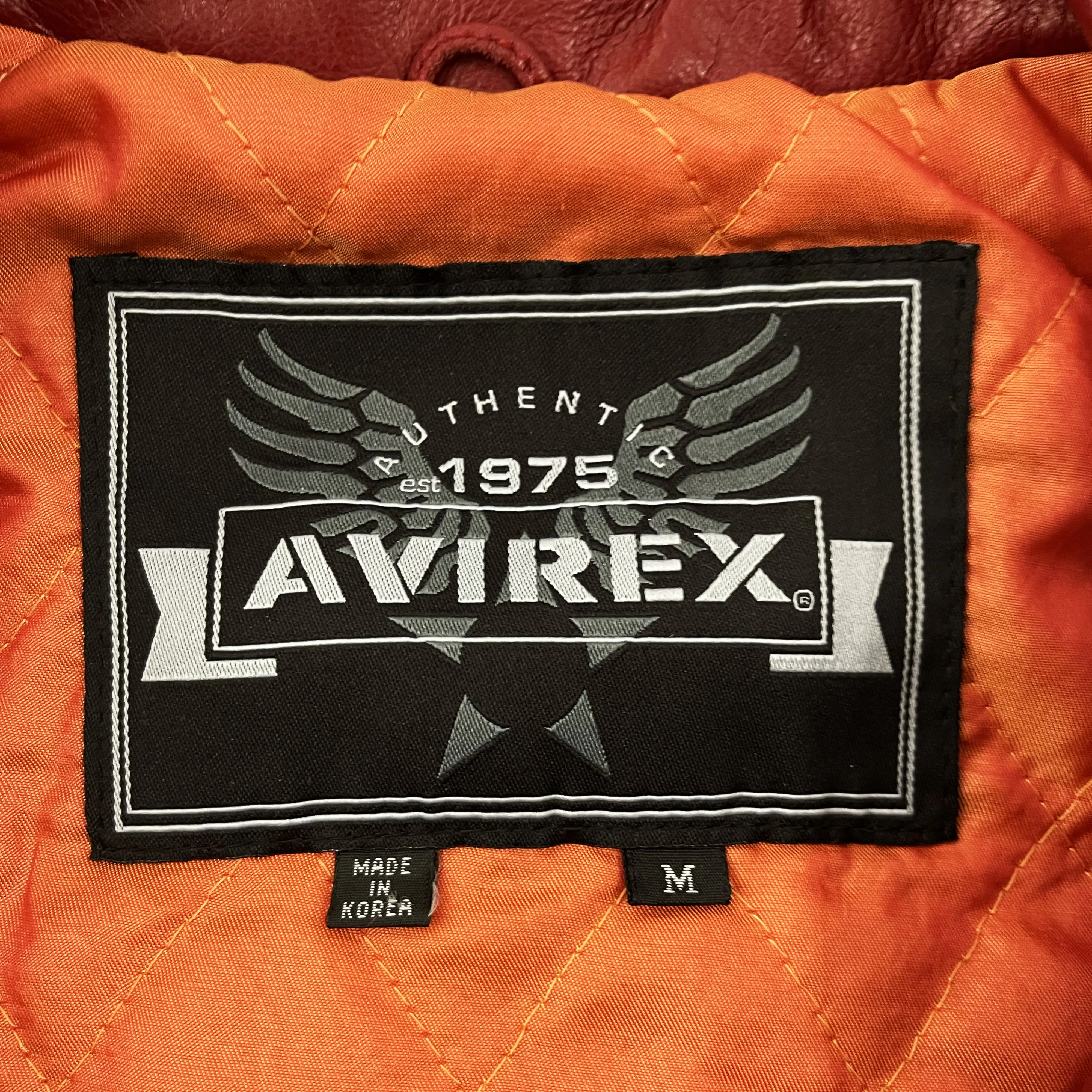 Vintage Avirex Leather Varsity Jacket