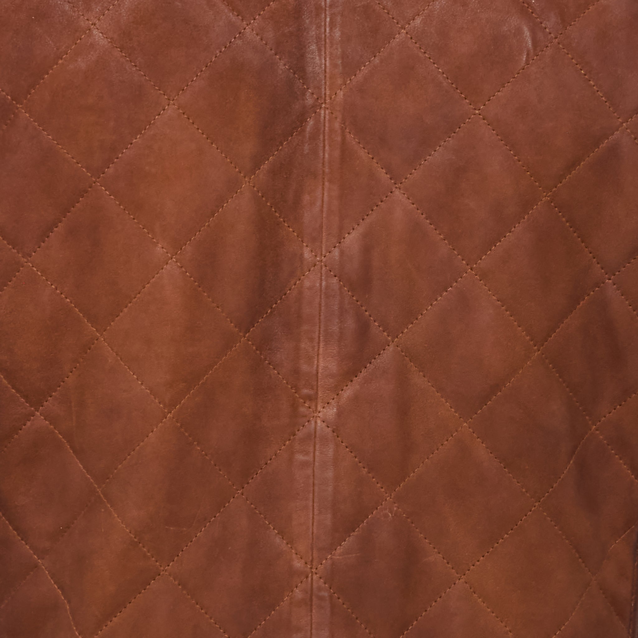 Waxed Suede Vest :: Bourbon