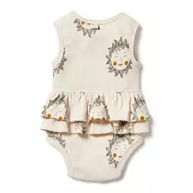 Wilson & Frenchy Shine on Me Organic Ruffle Bodysuit