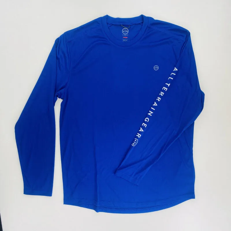 Wrangler  Ls Sun Tee - T-shirt di seconda mano - Uomo - Blu - M