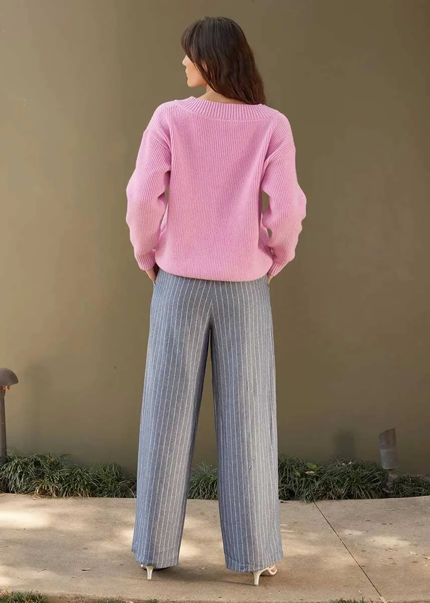 Yoli Knit Sweater - Pink